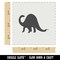 Brontosaurus Dinosaur Solid Wall Cookie DIY Craft Reusable Stencil